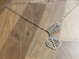 Azamanda™ Double Silver Necklace